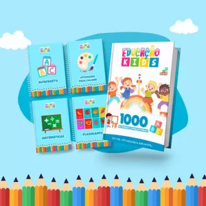 Kit Educação Kids — Mais de 1000 Atividades Interativas para Alfabetização | PDF para Imprimir