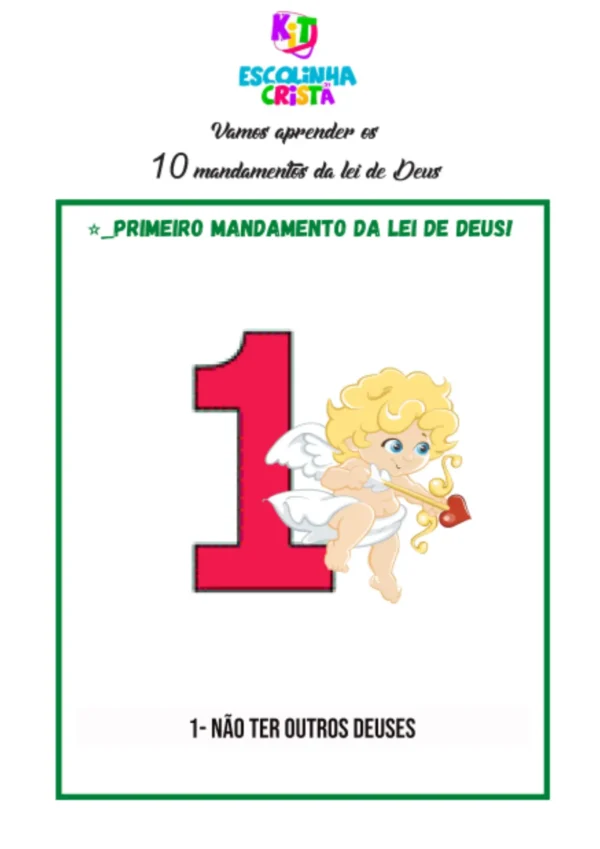 Kit Escolinha Cristã com Atividades Bíblicas em PDF | Educação Kids - Imagem 8