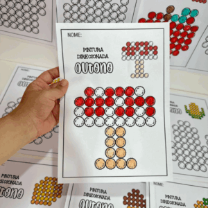 Pintura Direcionada- Outono | PDF para Imprimir | Atividade Criativa Educação Kids